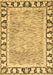 Abstract Brown Modern Rug, abs3426brn