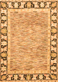 Abstract Orange Modern Rug, abs3426org