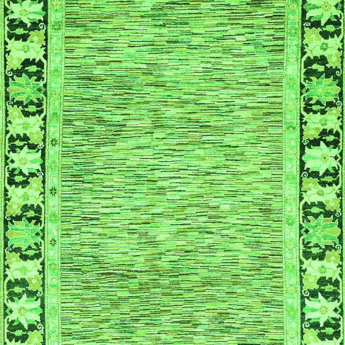 Abstract Green Modern Rug, abs3426grn