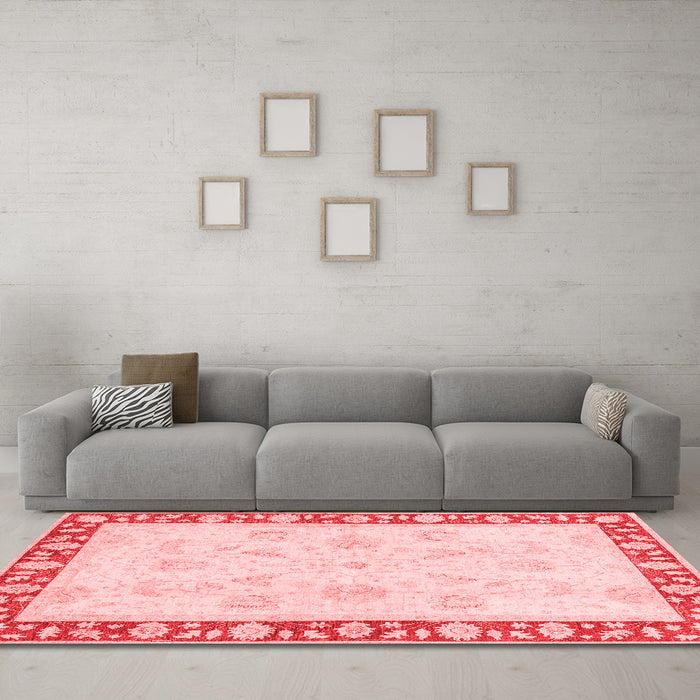 Traditional Red Washable Rugs