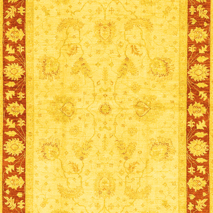 Oriental Yellow Traditional Rug, abs3427yw