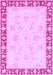 Machine Washable Oriental Purple Traditional Area Rugs, wshabs3427pur