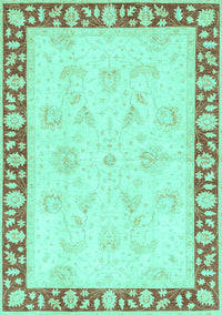 Oriental Turquoise Traditional Rug, abs3427turq