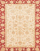 Machine Washable Abstract Khaki Gold Rug, wshabs3428