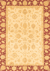 Oriental Brown Traditional Rug, abs3428brn