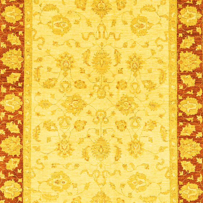 Oriental Yellow Traditional Rug, abs3428yw