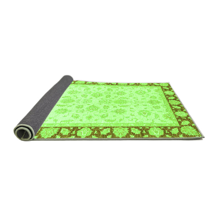 Sideview of Oriental Green Traditional Rug, abs3428grn