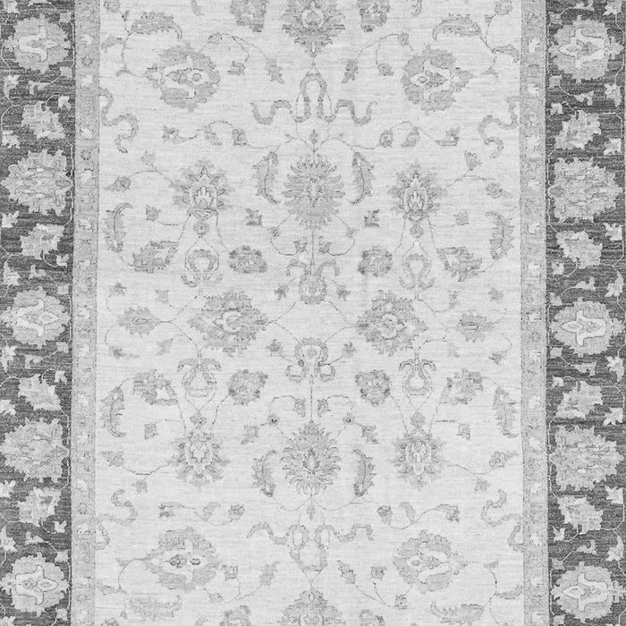 Machine Washable Oriental Gray Traditional Rug, wshabs3428gry
