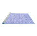 Sideview of Machine Washable Oriental Blue Traditional Rug, wshabs3429blu