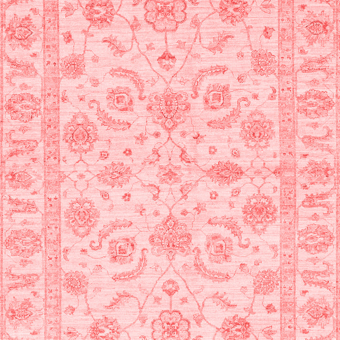 Machine Washable Oriental Red Traditional Rug, wshabs3429red