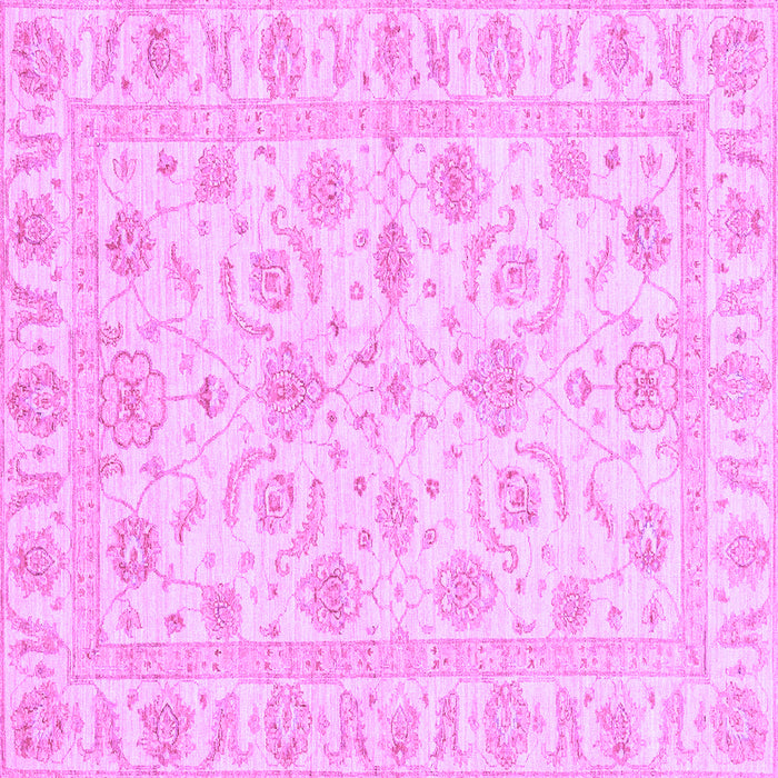 Square Oriental Purple Traditional Rug, abs3429pur