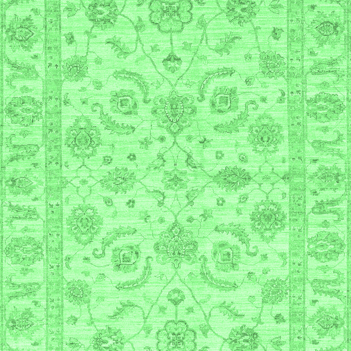 Oriental Emerald Green Traditional Rug, abs3429emgrn