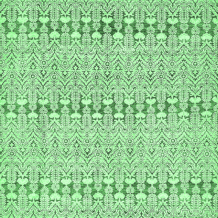 Abstract Emerald Green Modern Rug, abs342emgrn