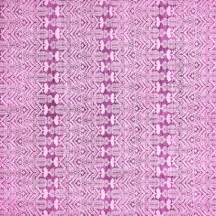 Square Abstract Pink Modern Rug, abs342pnk