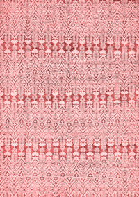 Abstract Red Modern Rug, abs342red