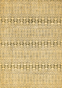 Abstract Brown Modern Rug, abs342brn