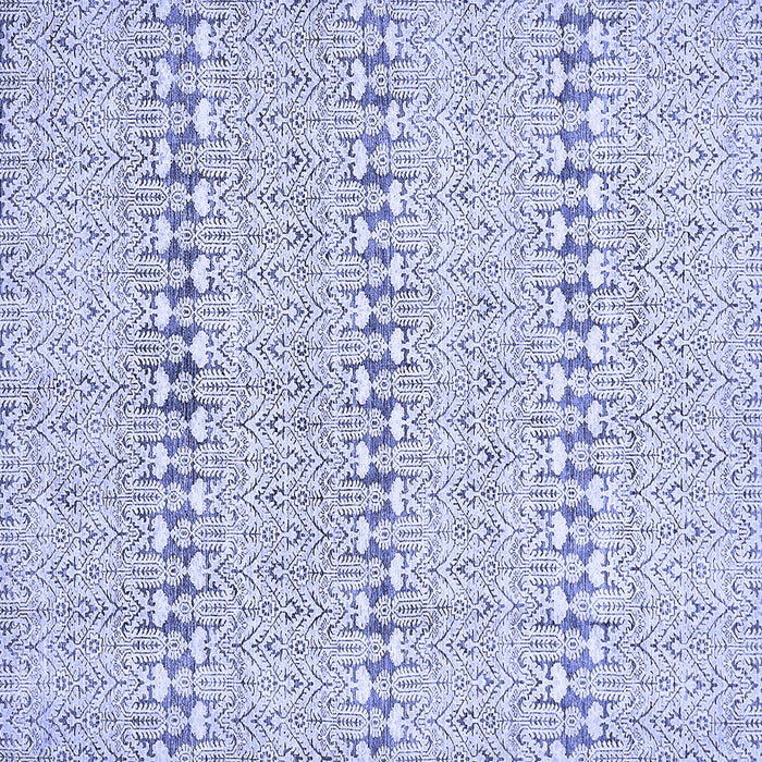 Square Machine Washable Abstract Blue Modern Rug, wshabs342blu