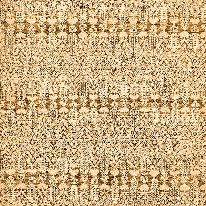 Machine Washable Abstract Orange Modern Area Rugs, wshabs342org