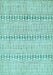 Machine Washable Abstract Light Blue Modern Rug, wshabs342lblu