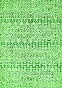 Abstract Green Modern Rug, abs342grn