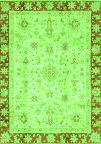 Abstract Green Modern Rug, abs3430grn