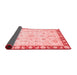 Abstract Red Modern Area Rugs