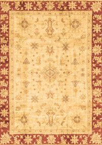 Abstract Brown Modern Rug, abs3430brn