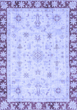 Abstract Blue Modern Rug, abs3430blu