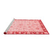 Modern Red Washable Rugs