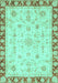 Abstract Turquoise Modern Rug, abs3430turq