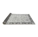 Sideview of Abstract Gray Modern Rug, abs3430gry