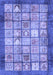 Abstract Blue Modern Rug, abs3431blu