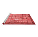 Modern Red Washable Rugs