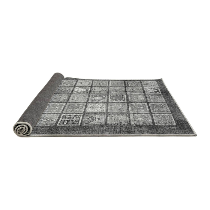 Sideview of Abstract Gray Modern Rug, abs3431gry