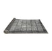 Sideview of Abstract Gray Modern Rug, abs3431gry