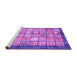 Sideview of Machine Washable Abstract Purple Modern Area Rugs, wshabs3431pur