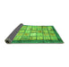 Sideview of Abstract Green Modern Rug, abs3431grn