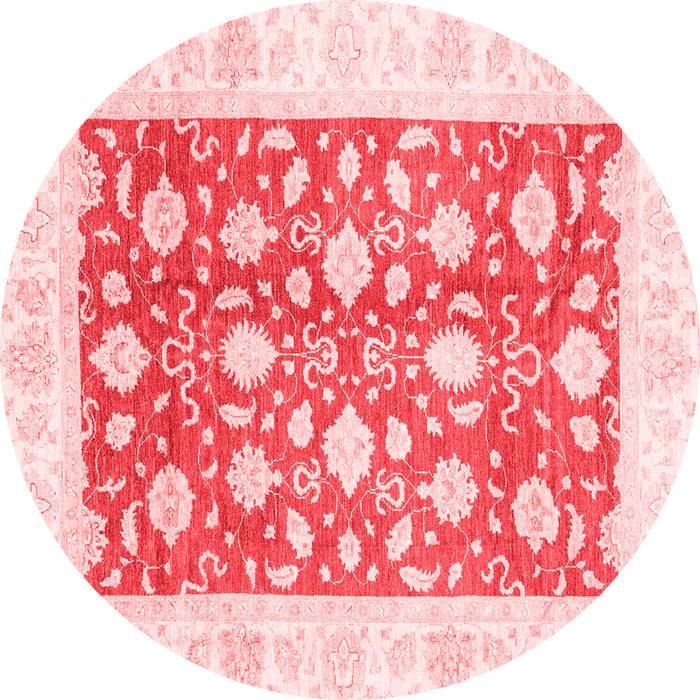 Machine Washable Oriental Red Traditional Rug, wshabs3432red