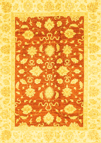 Oriental Yellow Traditional Rug, abs3432yw