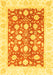 Oriental Yellow Traditional Rug, abs3432yw
