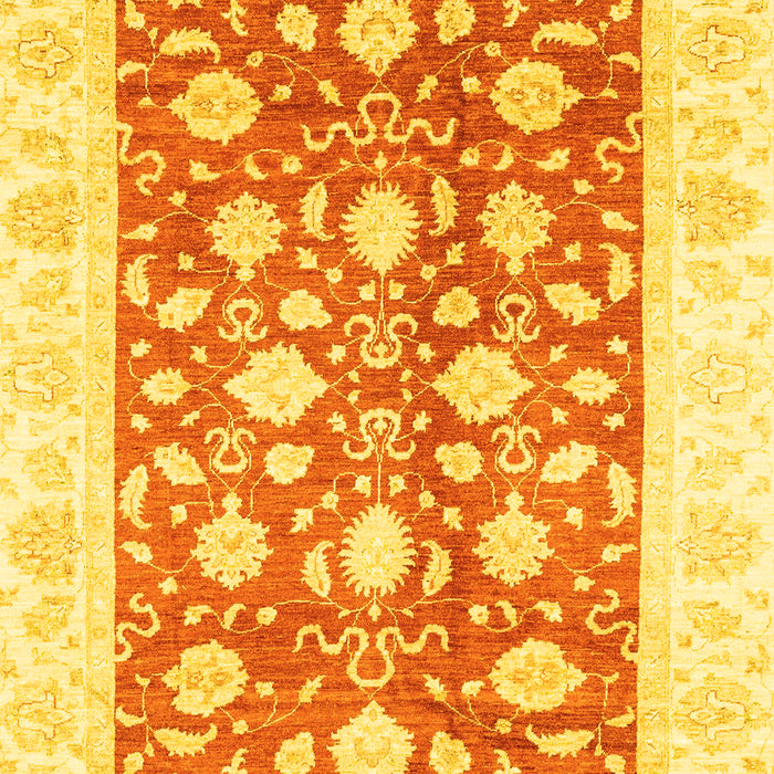 Oriental Yellow Traditional Rug, abs3432yw