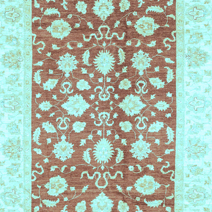 Oriental Light Blue Traditional Rug, abs3432lblu