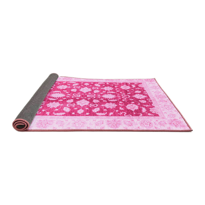 Sideview of Oriental Pink Traditional Rug, abs3432pnk