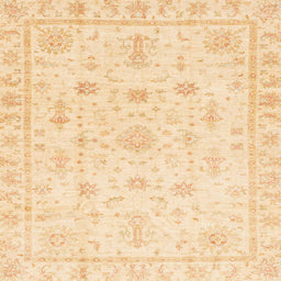 Square Machine Washable Abstract Sun Yellow Rug, wshabs3433