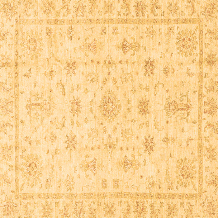 Square Oriental Brown Traditional Rug, abs3433brn