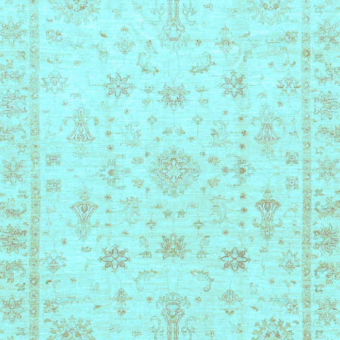 Oriental Light Blue Traditional Rug, abs3433lblu
