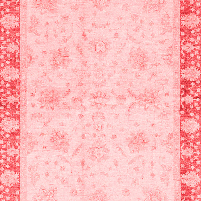 Machine Washable Abstract Red Modern Rug, wshabs3434red