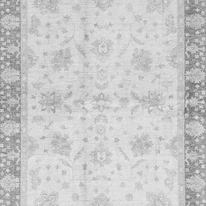 Machine Washable Abstract Gray Modern Rug, wshabs3434gry