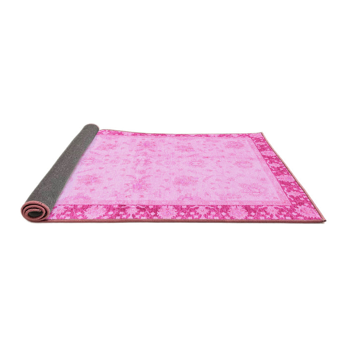 Sideview of Abstract Pink Modern Rug, abs3434pnk