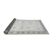 Sideview of Abstract Gray Modern Rug, abs3434gry